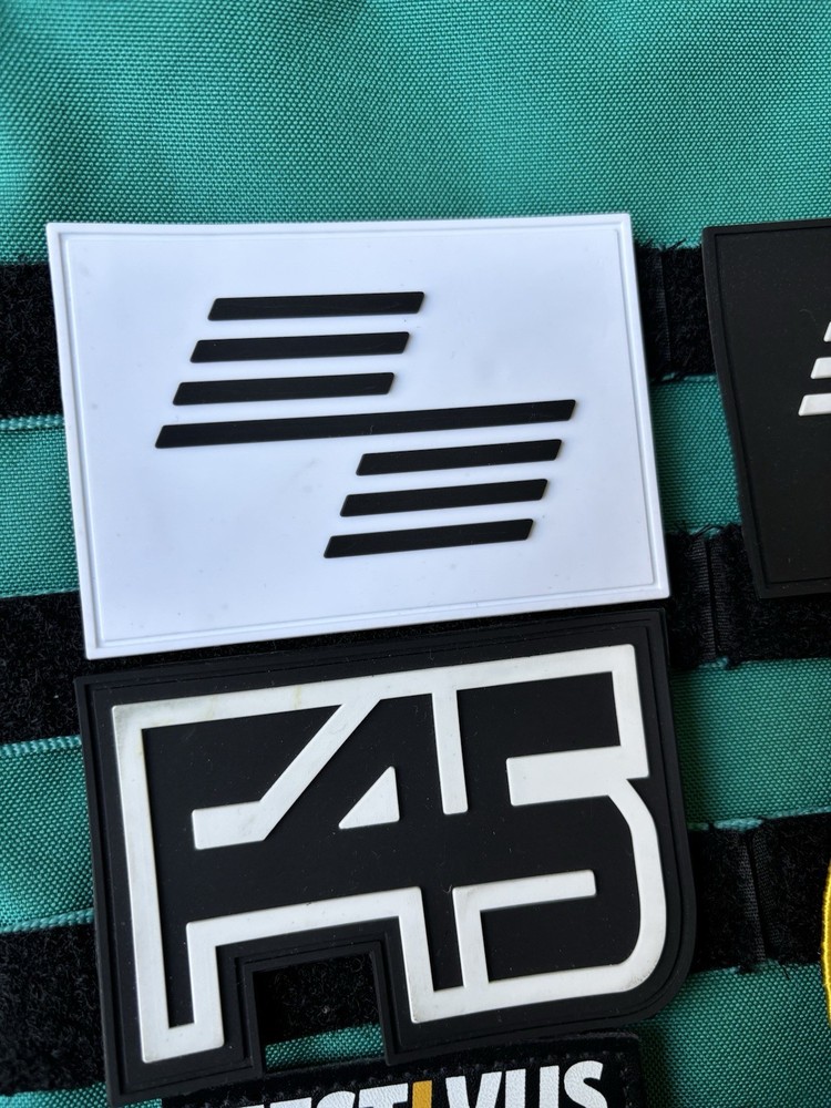 HYROX Patch Hook (White W/ Black Stripes