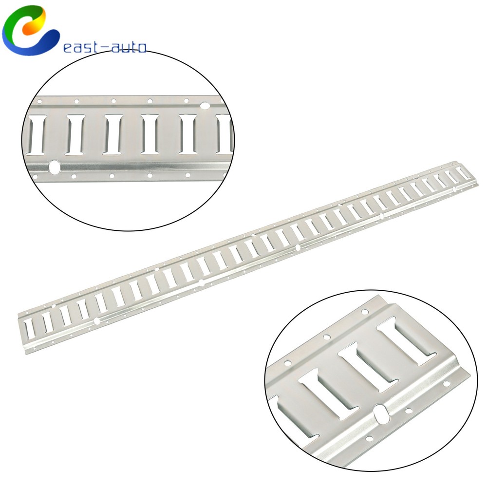 Silver 24 Pack 5 Ft E Track Rail System With Hardware For Secure Loads Steel