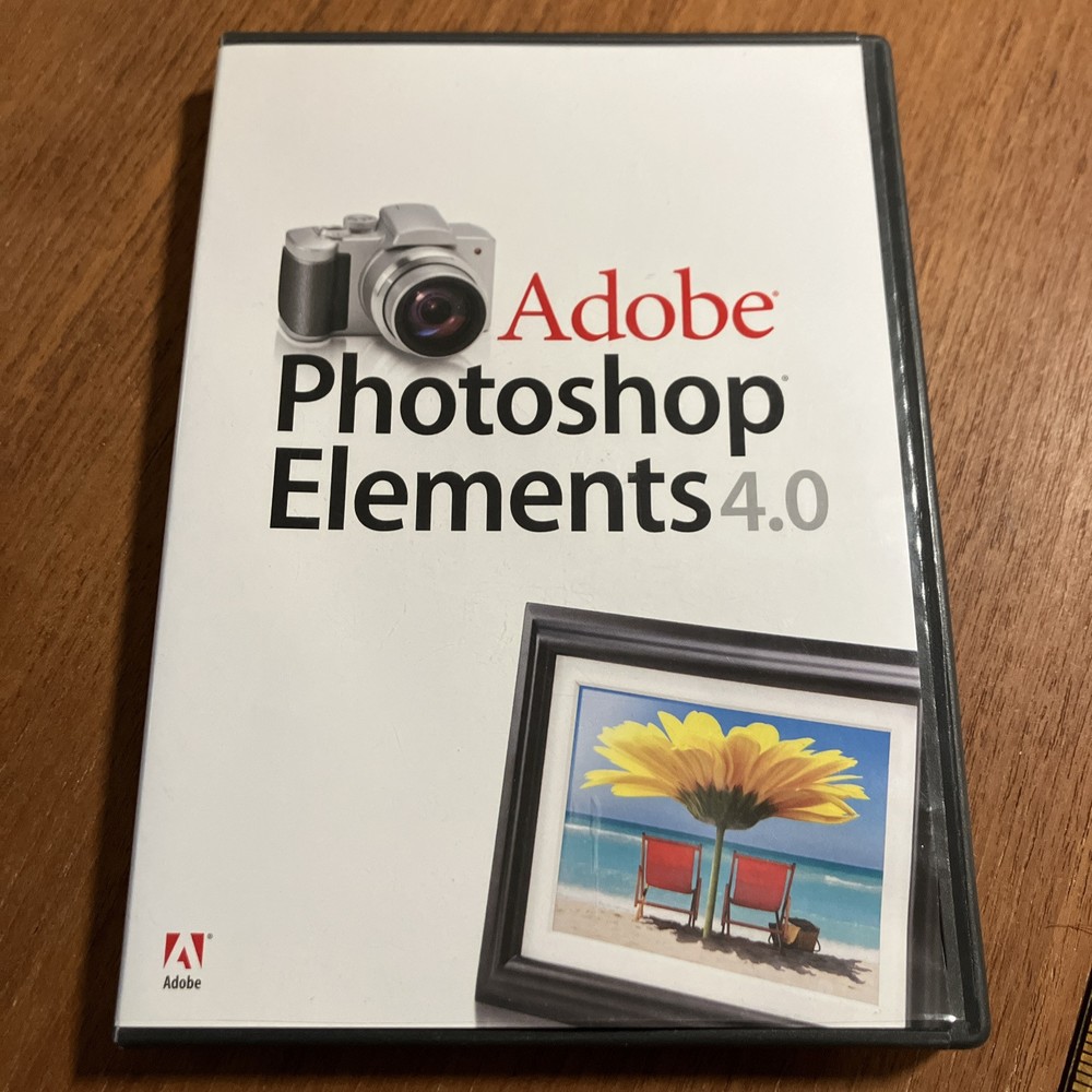 Adobe Photoshop Elements 4.0 Education MAC Software with Serial Number