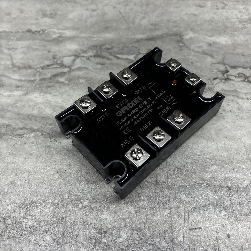 Picker PCS24-A-480A-50ZSL-T 3 Phase Solid State Relay, Panel Mount, New