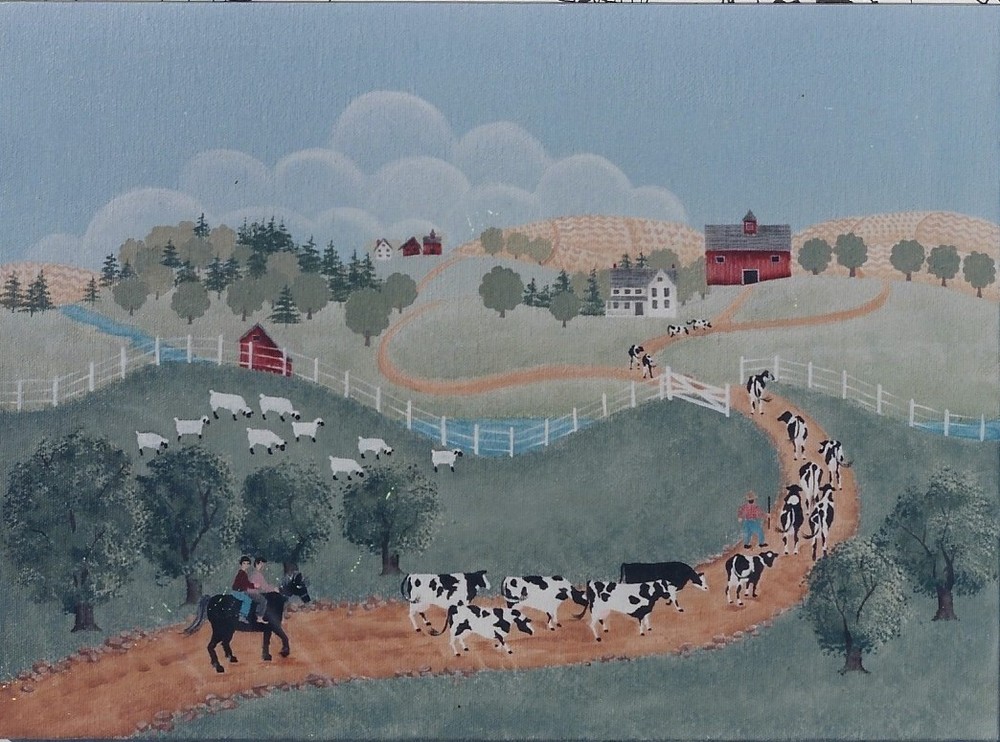 Herding the Cows Norma Harrington Decorative Painting Pattern Pack