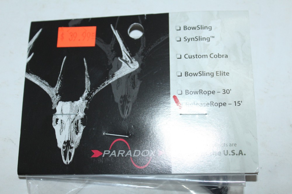 Paradox Archery Products Release Rope 15'