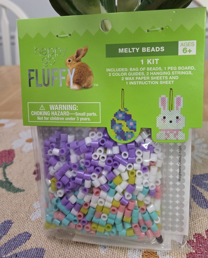 Egg & Bunny Melty Beads Kit - NEW/Sealed