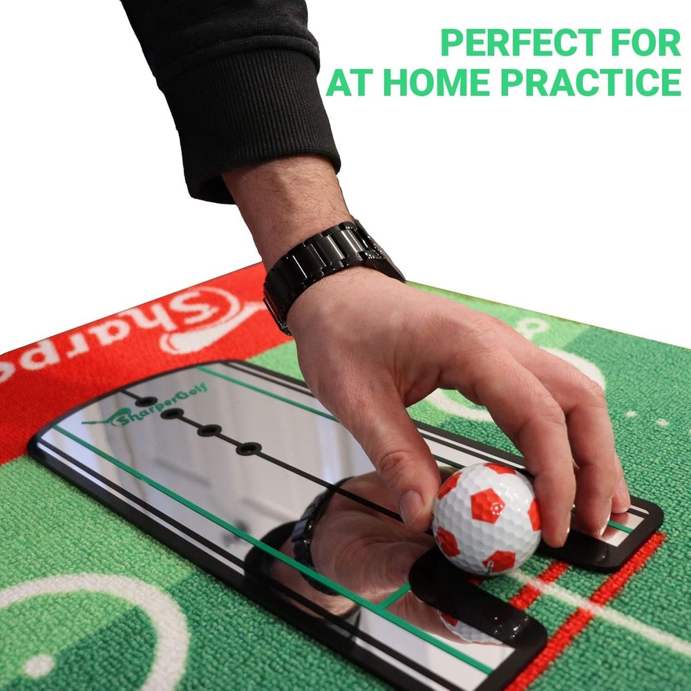 2Pack Golf Putting Alignment Mirror 12x5.75 Portable Training Aid Swing