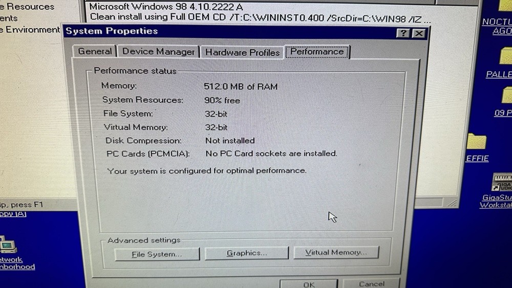 Vintage Windows 98 Studio Computer Custom Built Fully Functional With OEM Win98