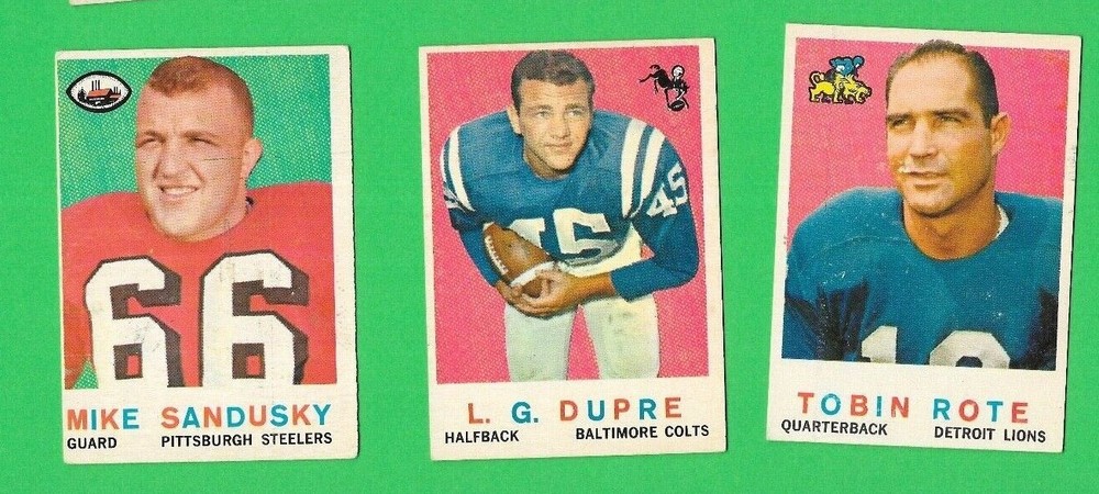 ONLY $1.99 EA!!  - 1958 1959 1960 topps football w STARS - set lot