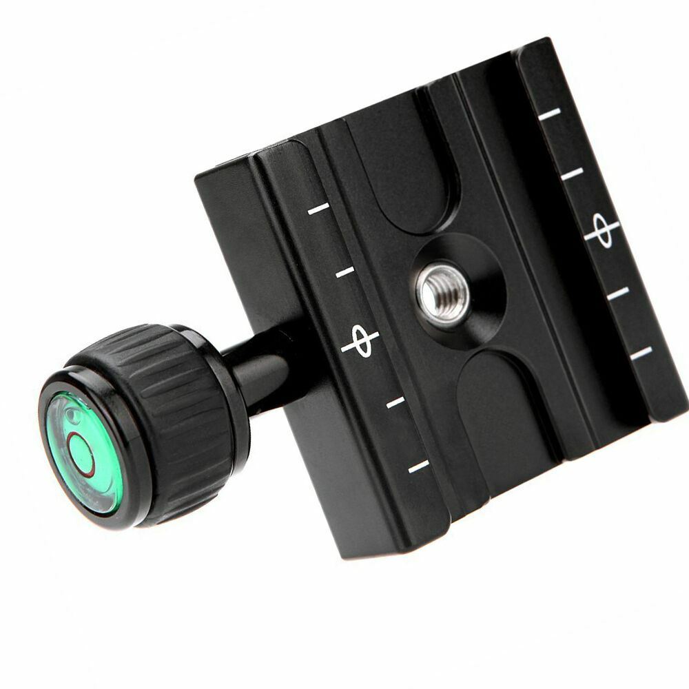Adapter Plate Square Clamp with Gradienter for Tripod Ball Head Arca Swiss