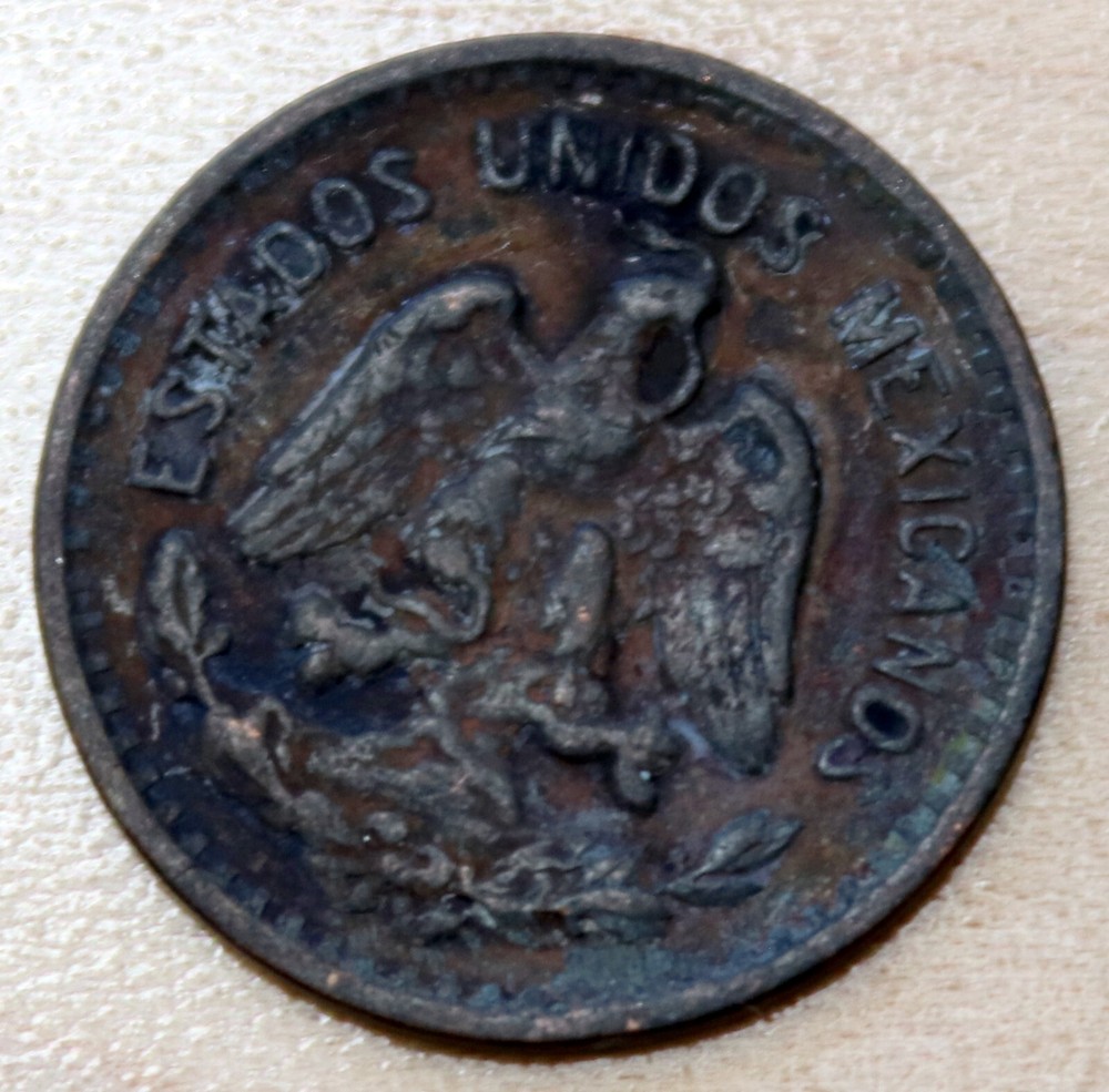 1937 Mexico 1 Centavo