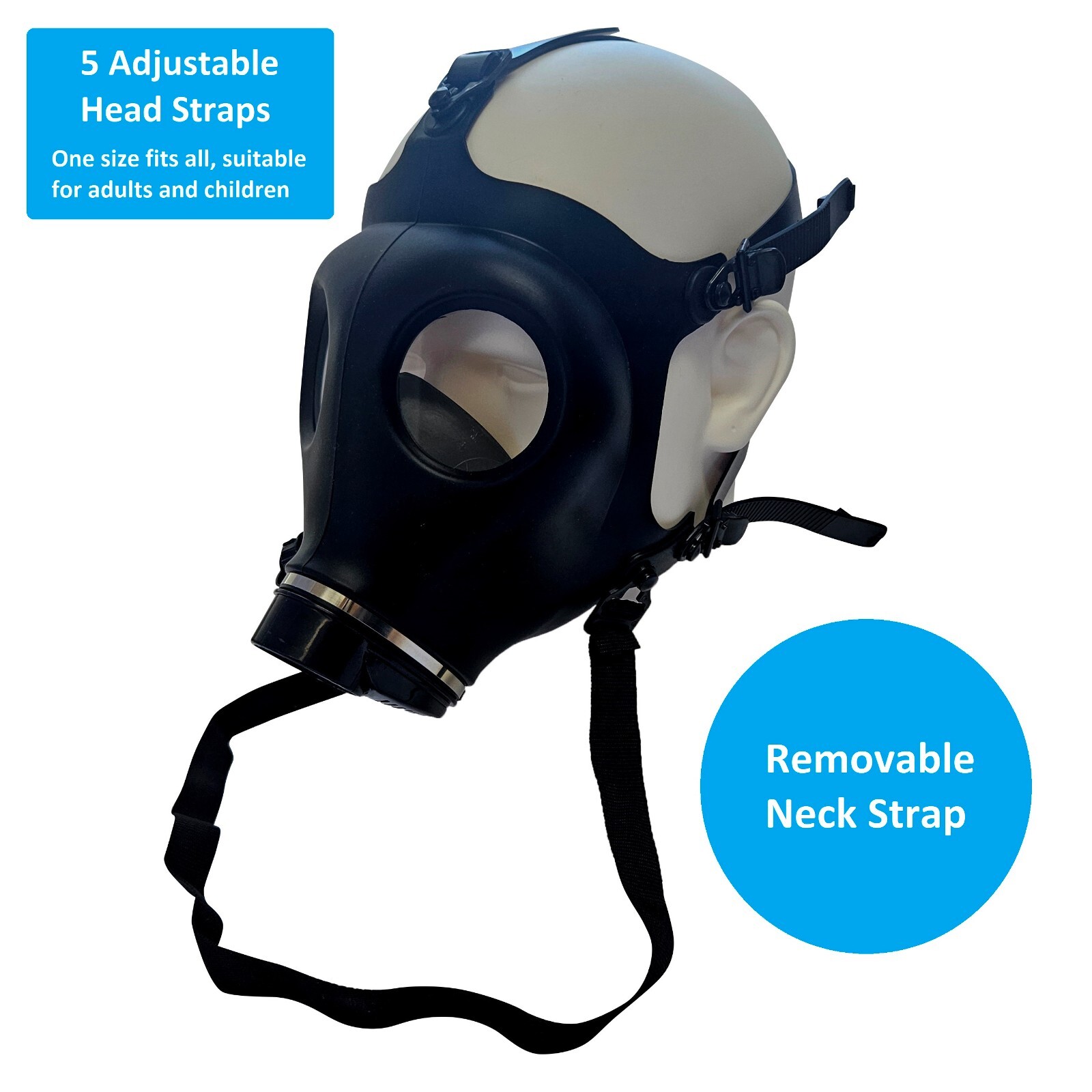Kyng Tactical Israeli 4-PACK Respirator Gas Mask w/ Sealed 40mm Filter NEW