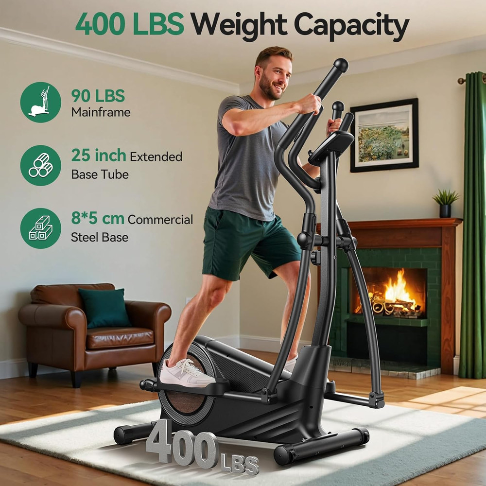 Elliptical Exercise Machine, Elliptical Machine for Home, Magnetic Elliptical Tr