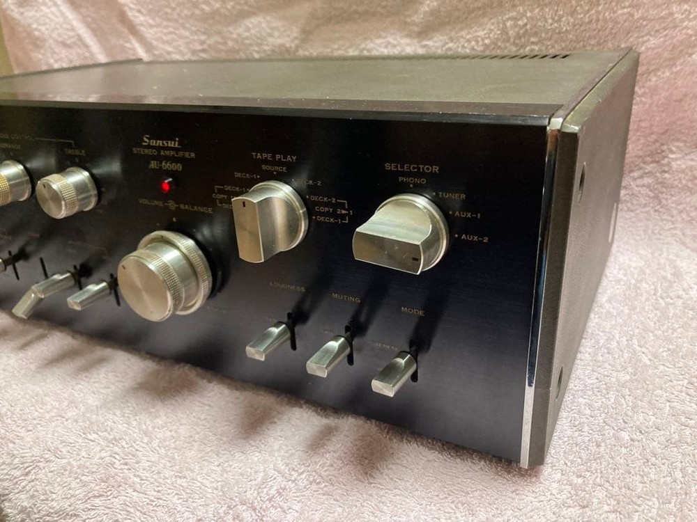 Sansui AU 6600 Integrated Amplifier Serviced Tested Working