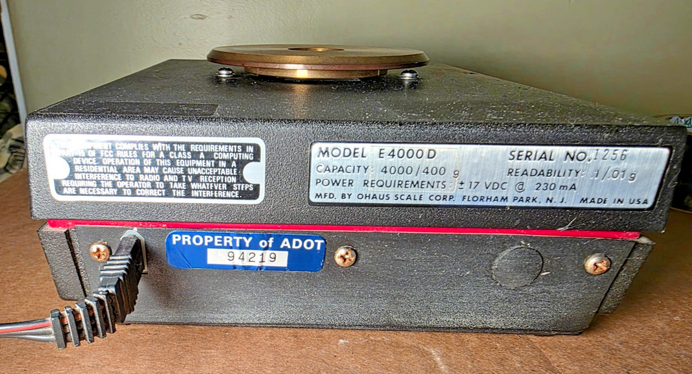 Ohaus Defender E4000D Scale - For Parts READ