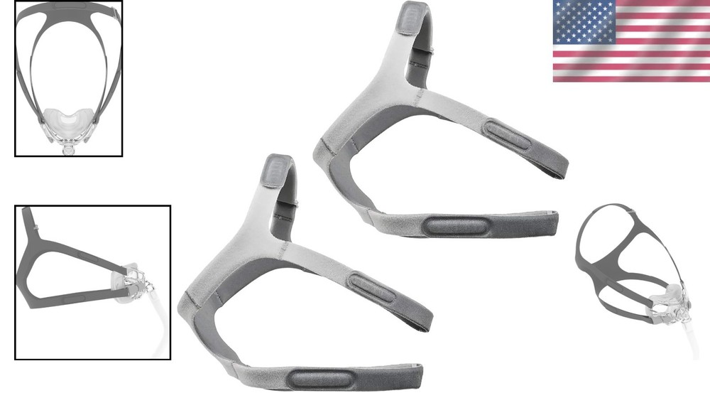 2 Pack Large Head Straps for Amara View Mask Compatibility