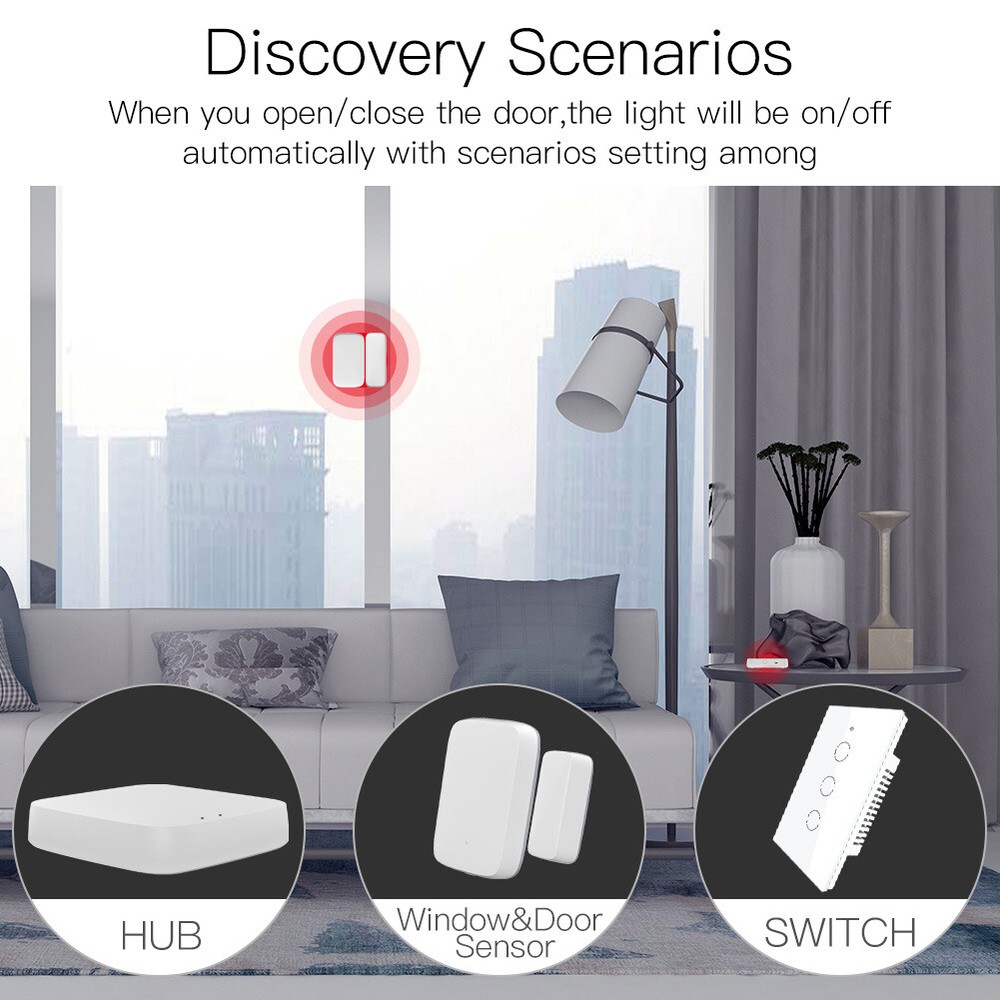 MOES Tuya Zigbee Wireless Hub Gateway Smart Home Bridge Remote Controller Alexa