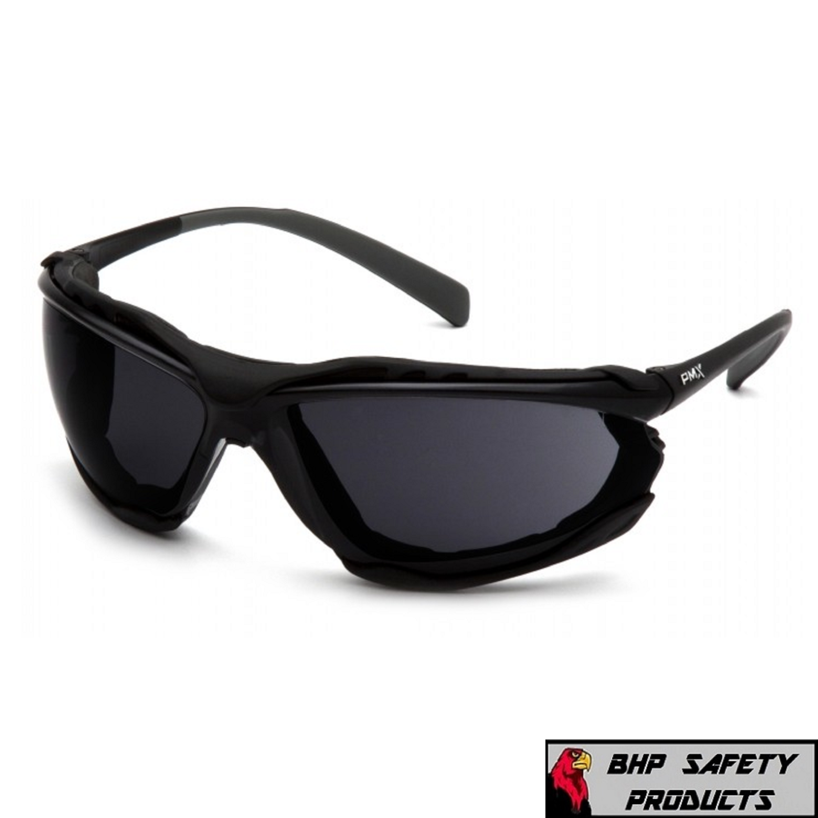PYRAMEX PROXIMITY SAFETY GLASSES ANTI-FOG LENSES FOAM PADDED MOTORCYCLE Z87+