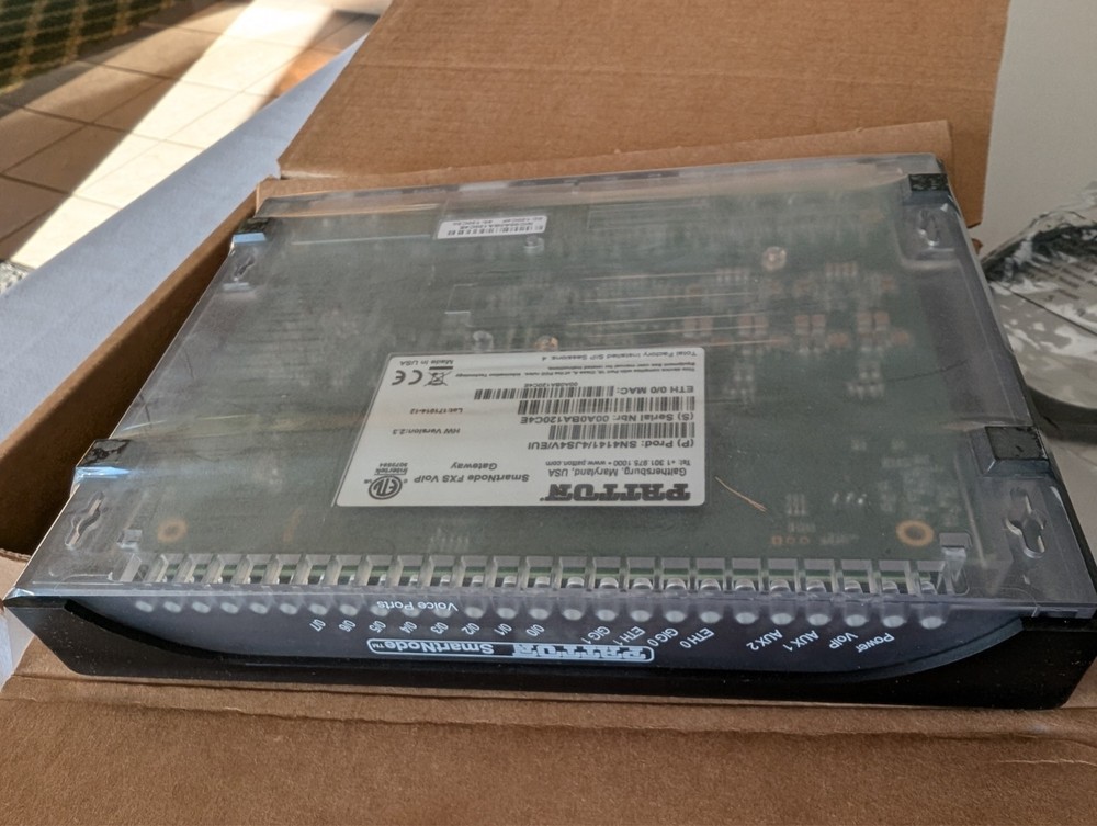Patton SmartNode 4141 VoIP FXS Gateway SN4141/4JS4V/EUI- NEW!!
