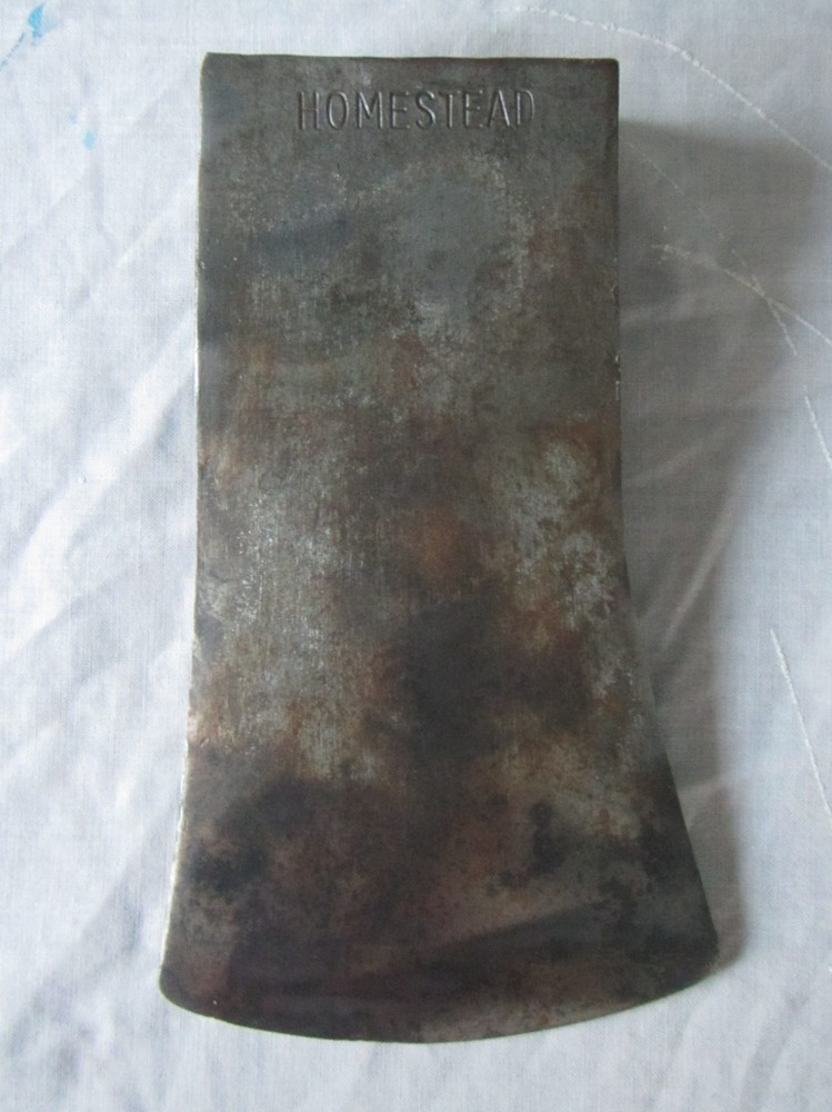 vintage   Homestead Single Bit Axe Head 3 Lb. 13 OZ.