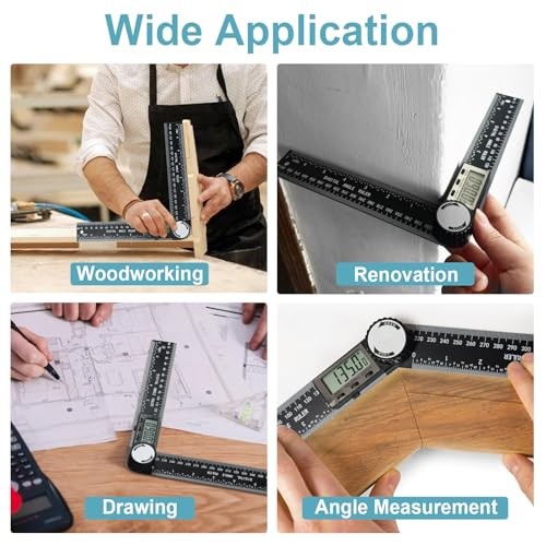Third Generation Protractor Angle Finder, Digital Angle Ruler with