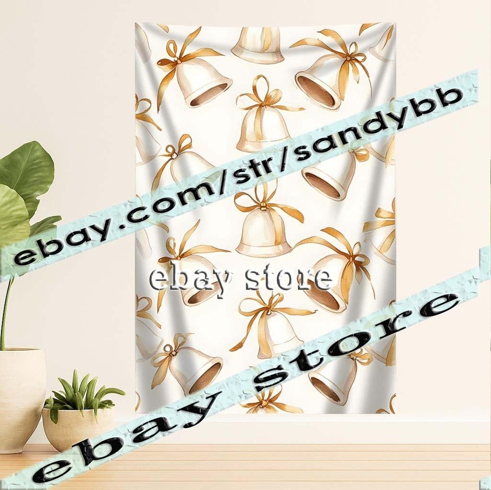 Present Pattern Neutral simple festive subtle tapestry 39X59 in