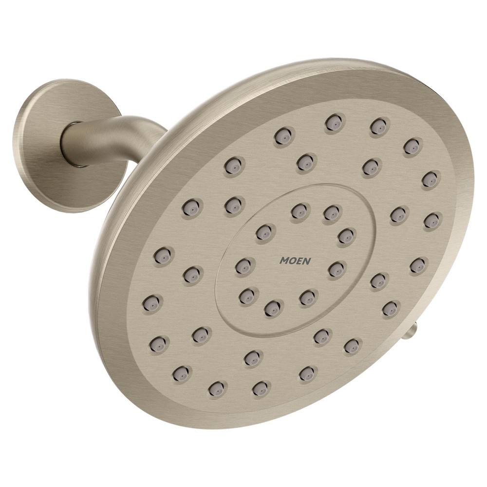 Moen Verso 220R7BN Multi Function Round Shower Head,Brushed Nickel *NEW*
