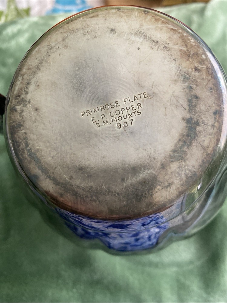 Primrose Plate , E.P.Cooper 907 Pitcher