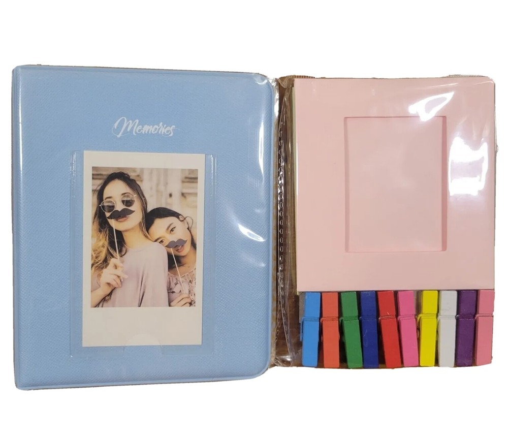 Digipower Instant Camera Accessory Kit, Baby Blue Case & More, New