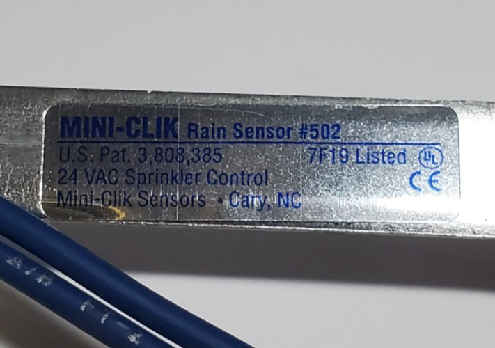 Hunter Mini-Clik Rain Sensor #502 24VAC