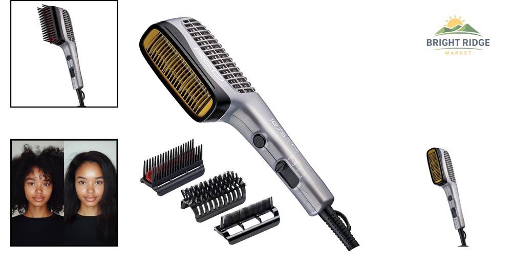 Ionic Hair Styler with Dual Voltage Functionality for Global Travel Convenience
