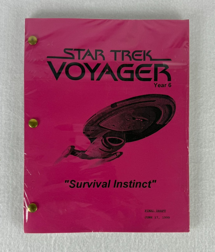 Star Trek Voyager “Survival Instinct” Final Draft Studio Script 06/27/1999