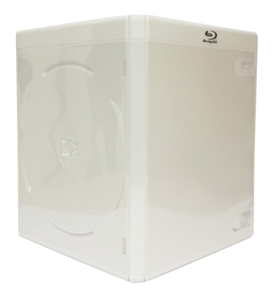 PREMIUM STANDARD Solid White Blu-Ray Single Cases 12MM Lot