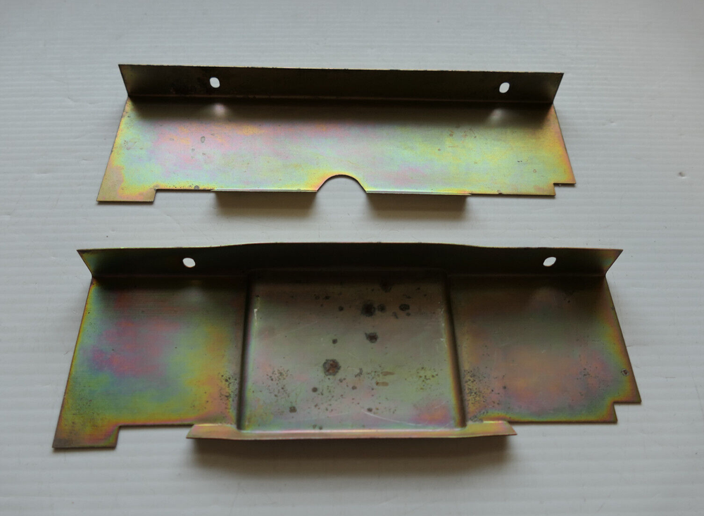 Seeburg 3W100 Wallbox Button Shield Pair (Upper & Lower)