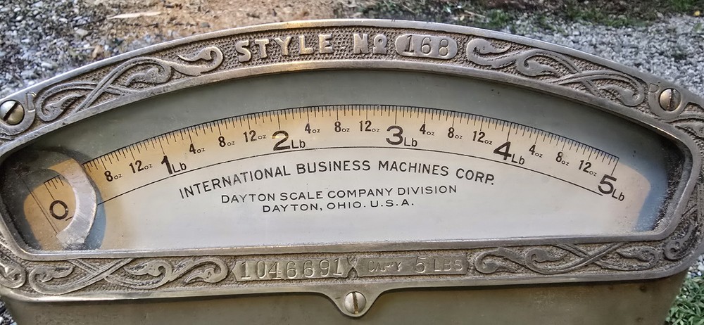 Vintage Dayton Candy Scale 5-Lb. Style 168 Computing