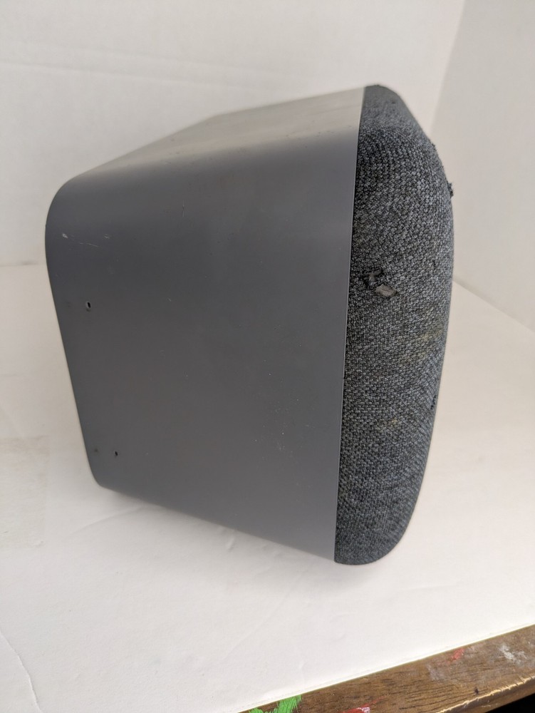 Google Home Max Smart Assistant Speaker Charcoal Gray TESTED Read Description