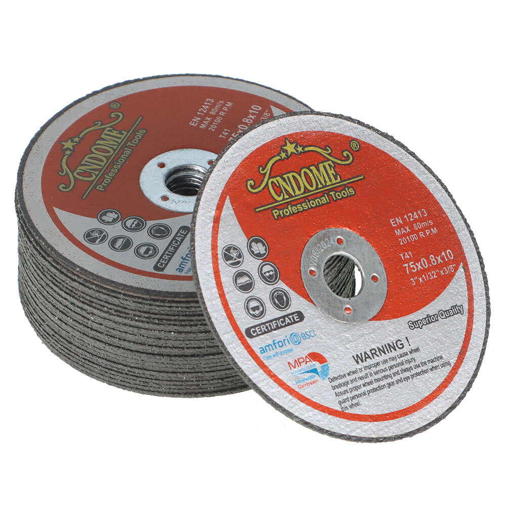 25 Pack 3" x 1/32" x 3/8" Metal & Stainless Steel Cut Off Wheels For Grind Wheel