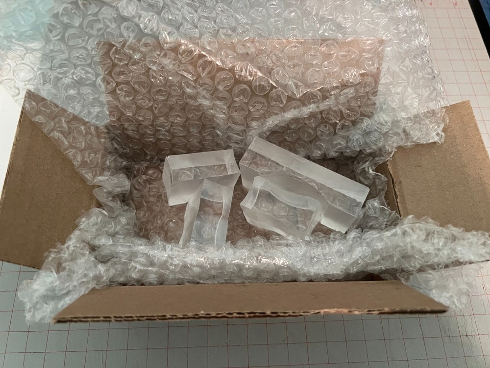 Bicron BC408 Plastic Scintillator Scraps