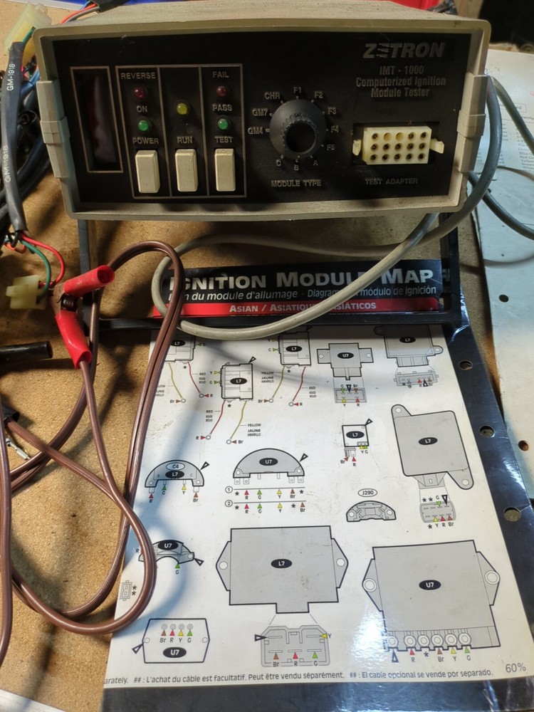 Computerized Electronic Ignition Module Tester Zetron Model IMT-1000 With Extra