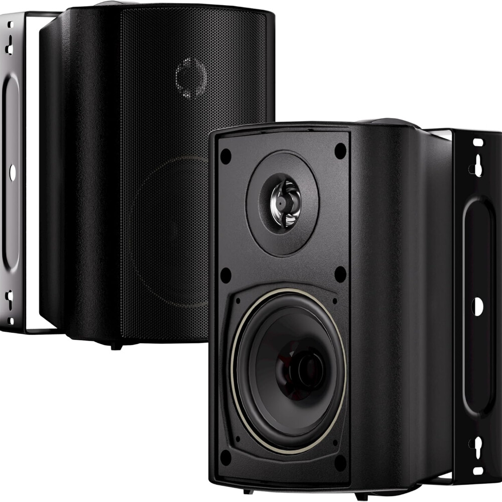 Herdio 200W 4" Wall-Mount Speakers: Loud Sound, Weatherproof