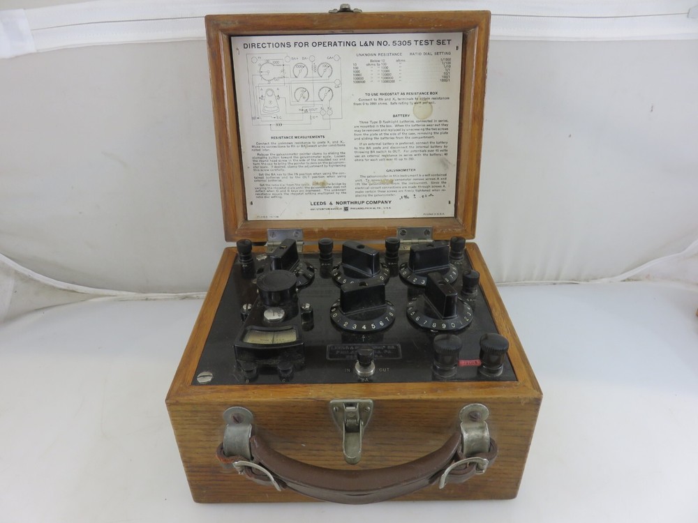 Leeds & Northrup No. 5305 Test Set Instrument L&N UNTESTED