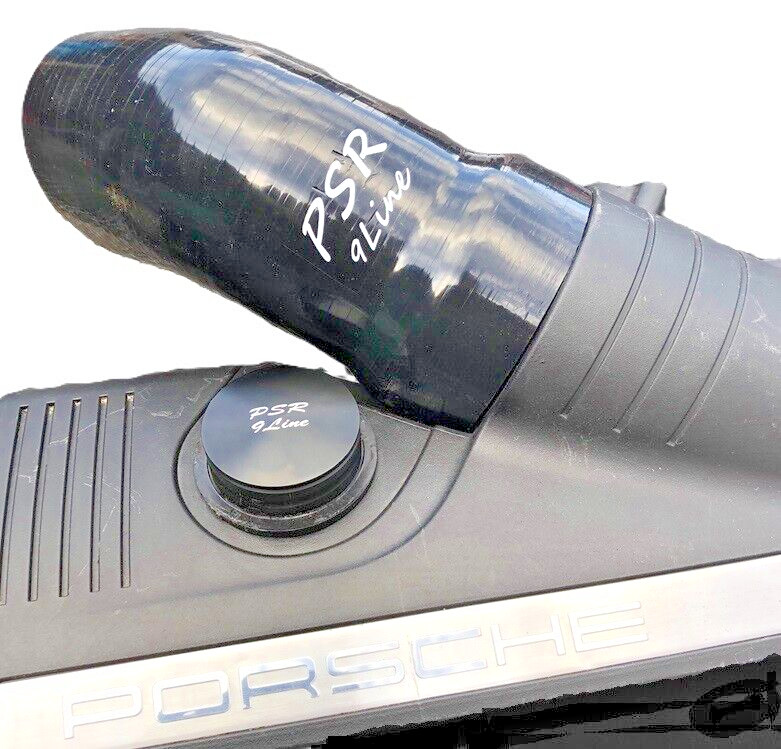 Porsche 997 Resonator Air Box Upgrade with Black Induction Pipe Kit