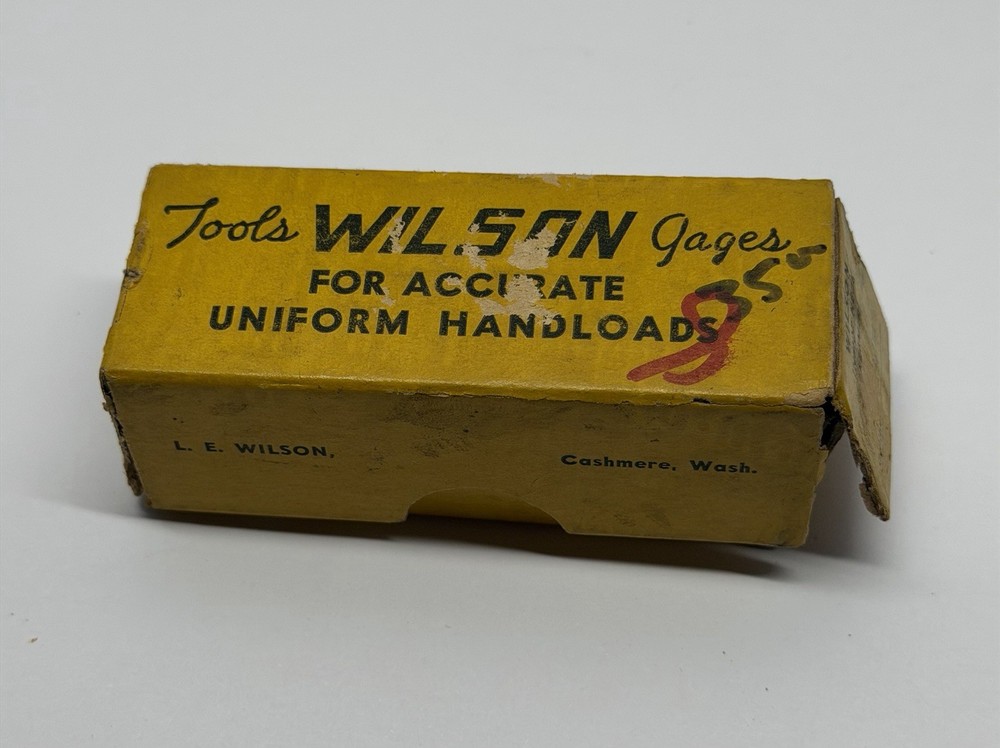 L.E. Wilson Inside Neck Reamer 6mm w/ Original Box Reloading Tool USA