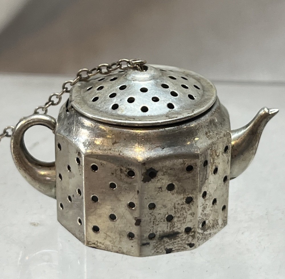 Amcraft Sterling Mini Teapot Teaball No Monogram