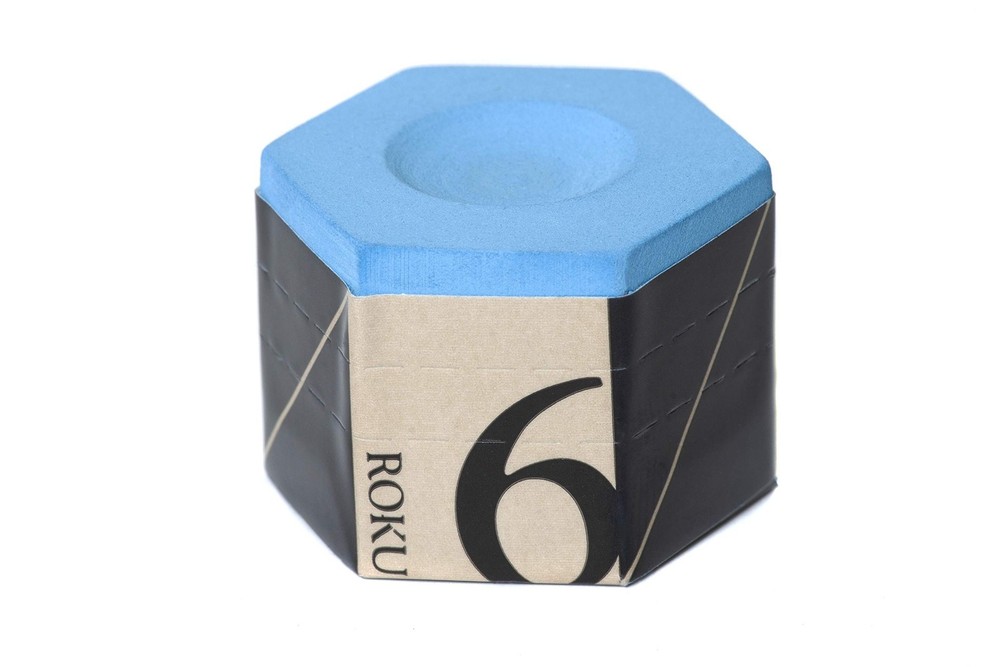 Roku Pool cue Billiard Chalk - Blue