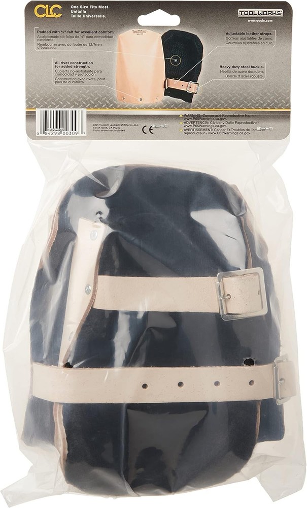 CLC 309 Leather Kneepads, Heavy Duty,Tan