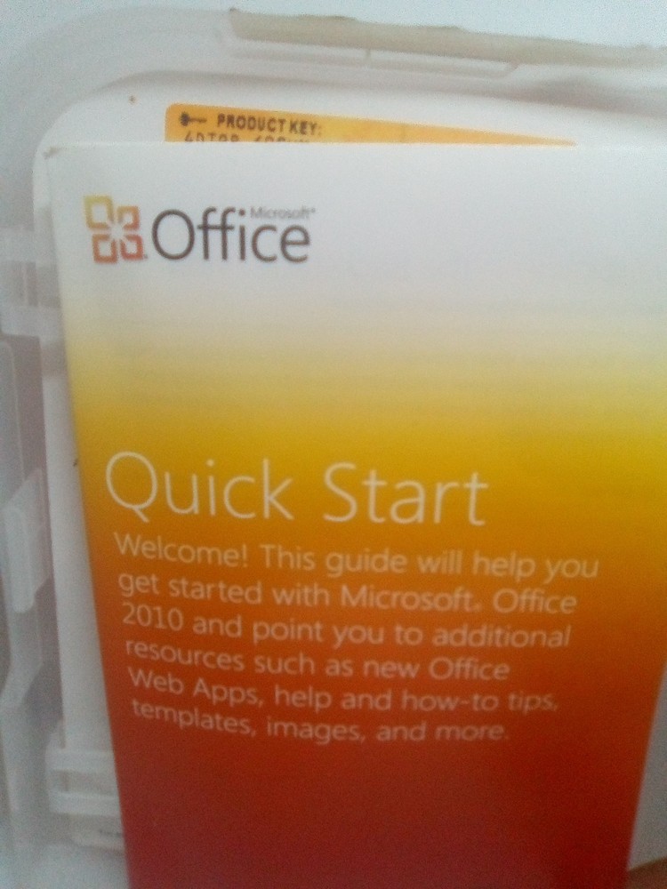 Genuine Microsoft Office 2010 Home and Student