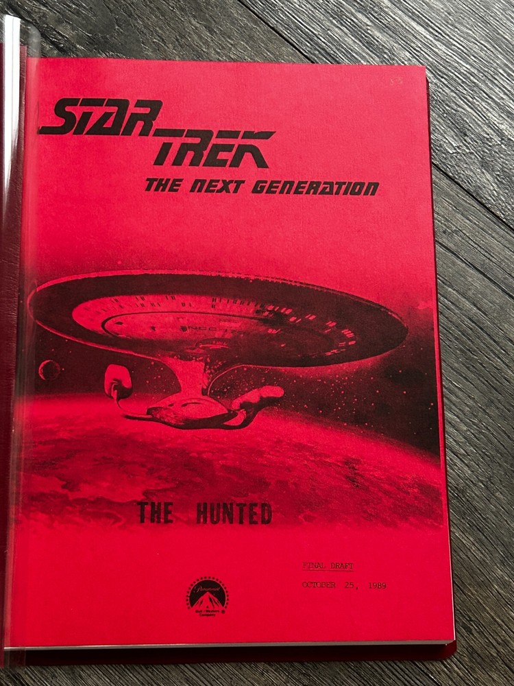 STAR TREK Script The Next Generation The Hunted Final Draft October 25 1989