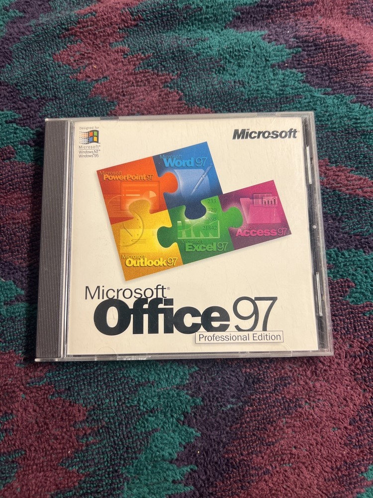 Microsoft Office 97 Professional Edition Word, Excel, PowerPoint, Access Outlook