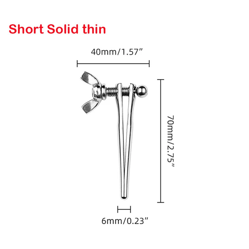 Stainless Steel Urethral Dicks Adjustable Penis Plug Dilator Stretcher Expander