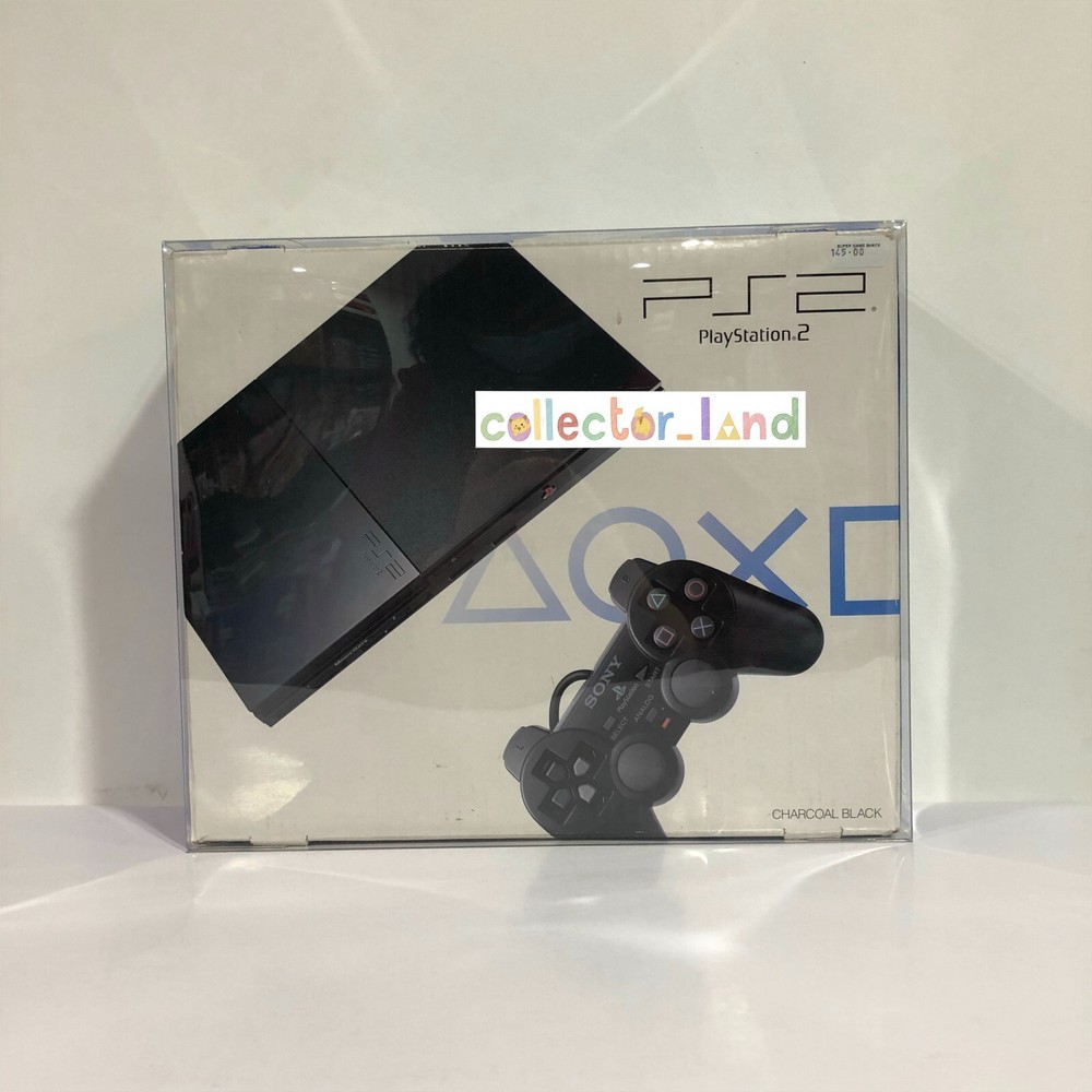 BOX PROTECTOR PS2 90004 Sony PlayStation 2 Ultra Slim Console Clear DISPLAY CASE