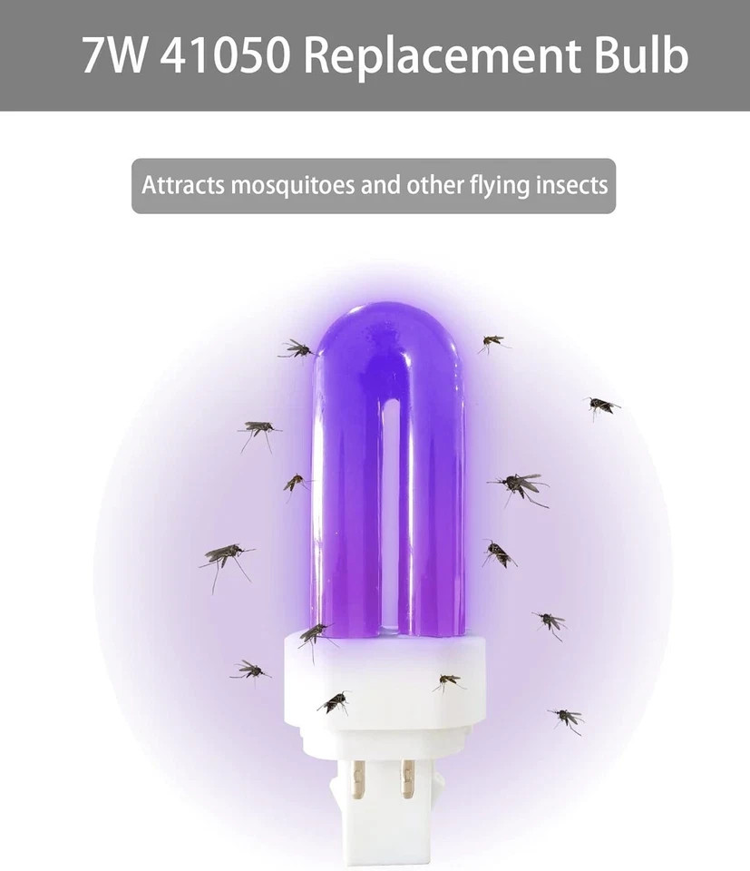 4pcs Bug Zapper Replacement UV Bulbs 41050 Compatible With Dynatrap DT1050