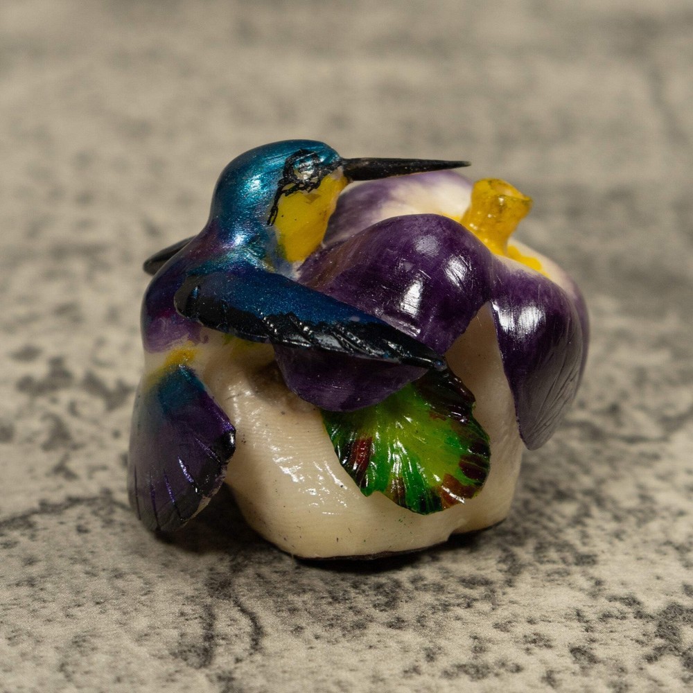 Hummingbird Tagua Carving